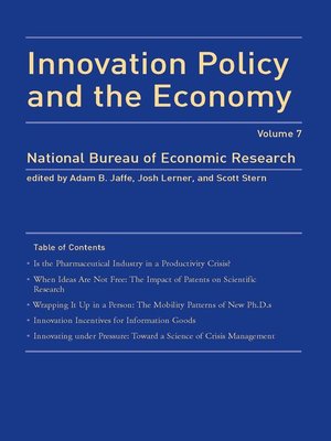 cover image of Innovation Policy and the Economy